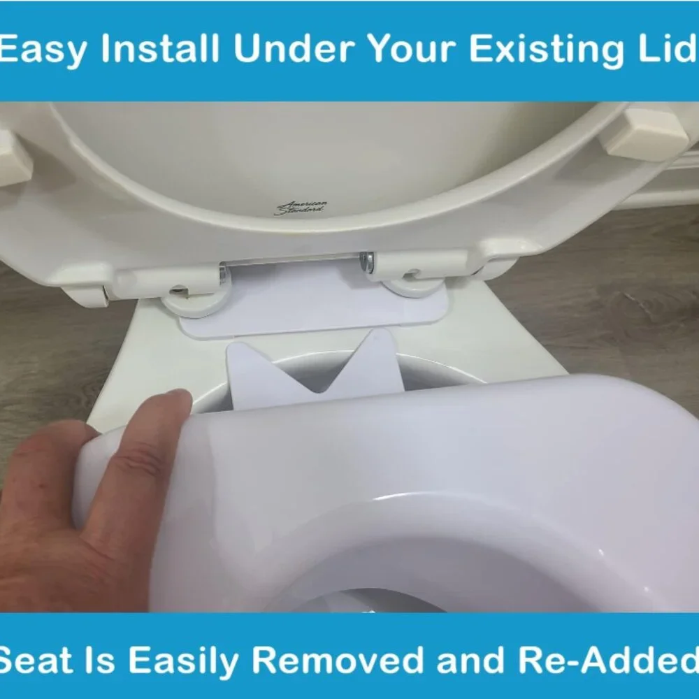 Carex Toilet Seat Riser Raised Toilet Seat Adds 4 Inches‎ Universal Toilet
